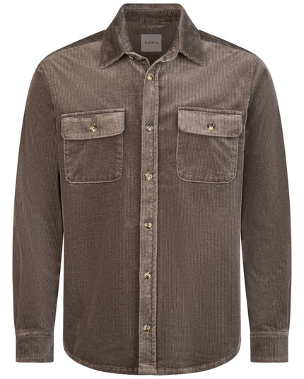 Cordury Overshirt - Brown