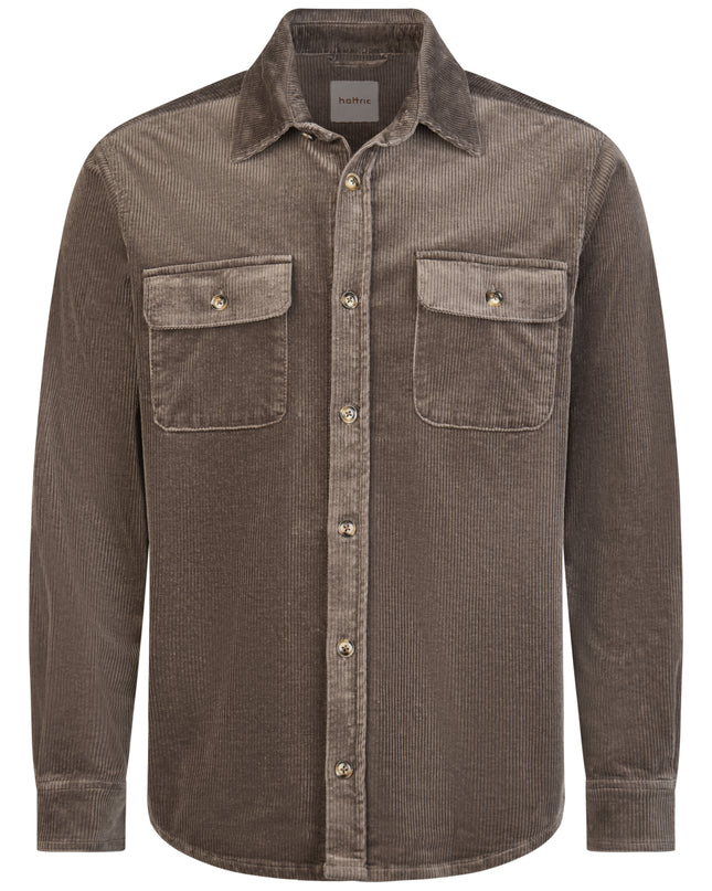 Cordury Overshirt - Brown
