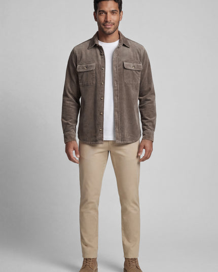 Cordury Overshirt - Brown