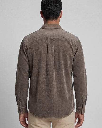 Cordury Overshirt - Brown