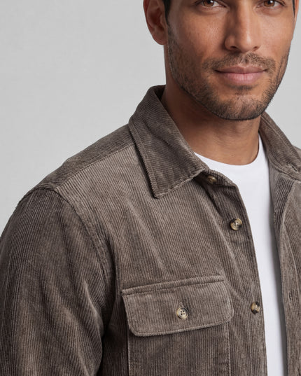 Cordury Overshirt - Brown