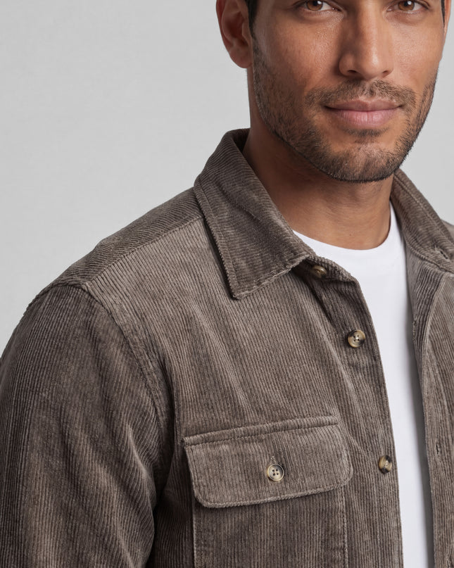 Cordury Overshirt - Brown