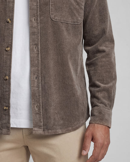 Cordury Overshirt - Brown