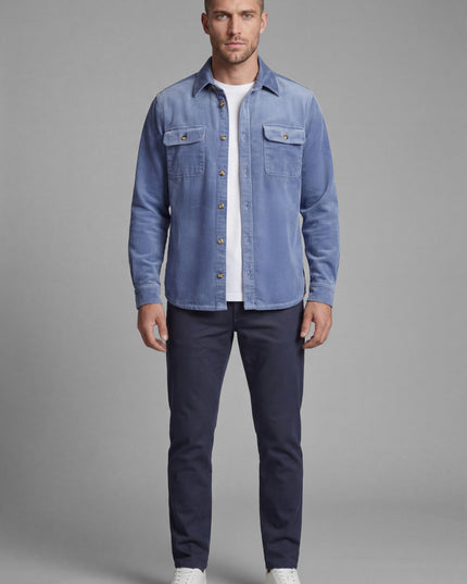 Corduroy Overshirt - Blue