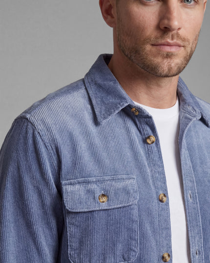 Corduroy Overshirt - Blue