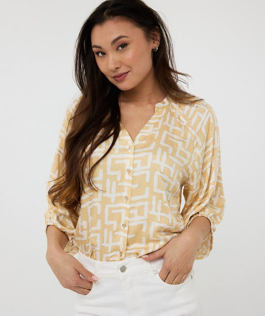 Esqualo Blouse Raglan E-lectric