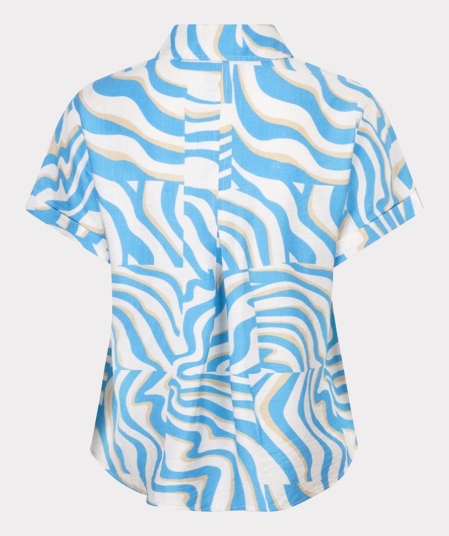 EsQualo - Electric Zebra Blouse