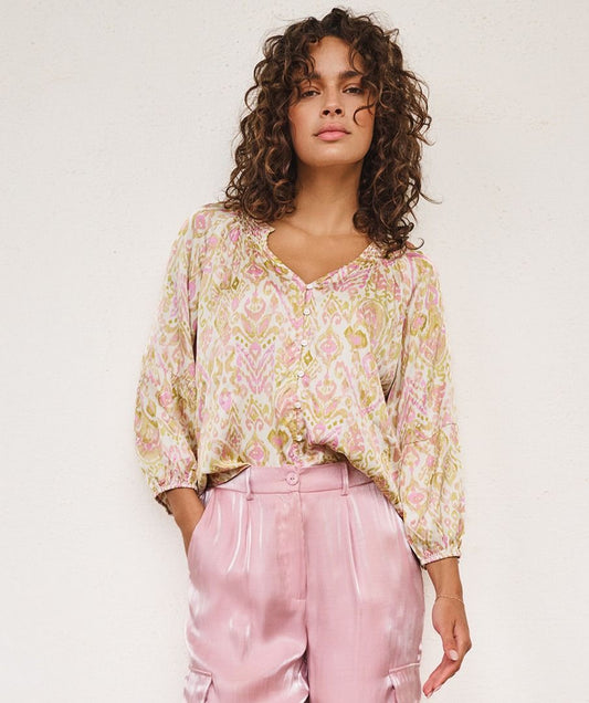 EsQualo Solar Blouse - Multi