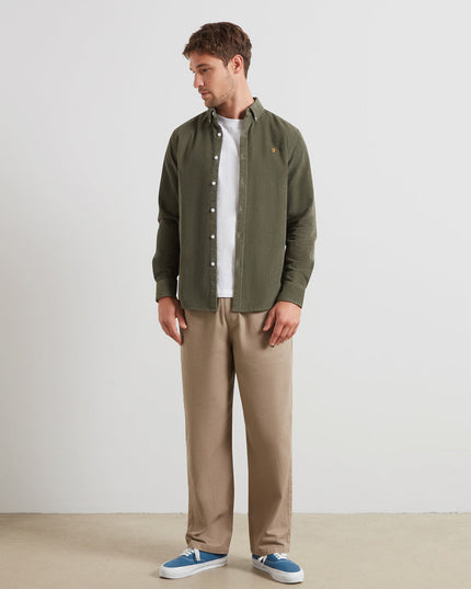 Maverick
Regular Fit Cord Shirt In Rosemary