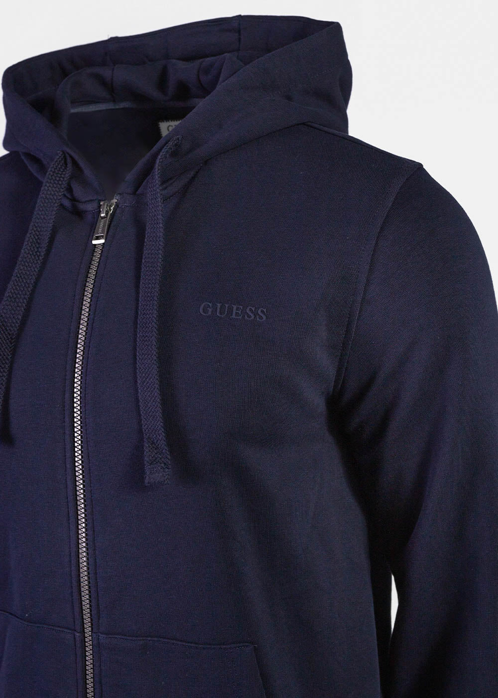 Guess Full Zip Sweater - Navy