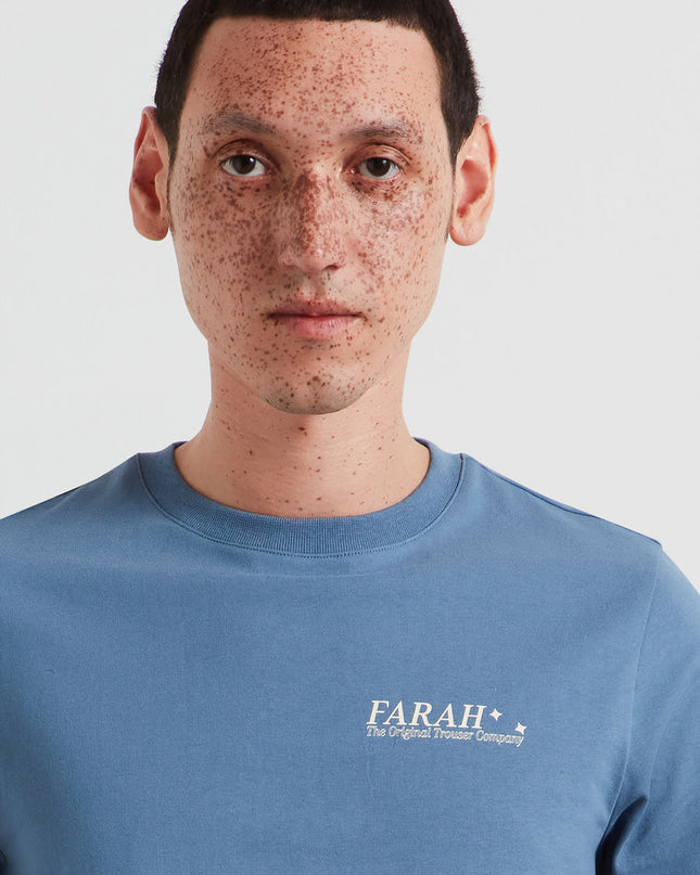 Morween Graphic T-Shirt In Blue Tide