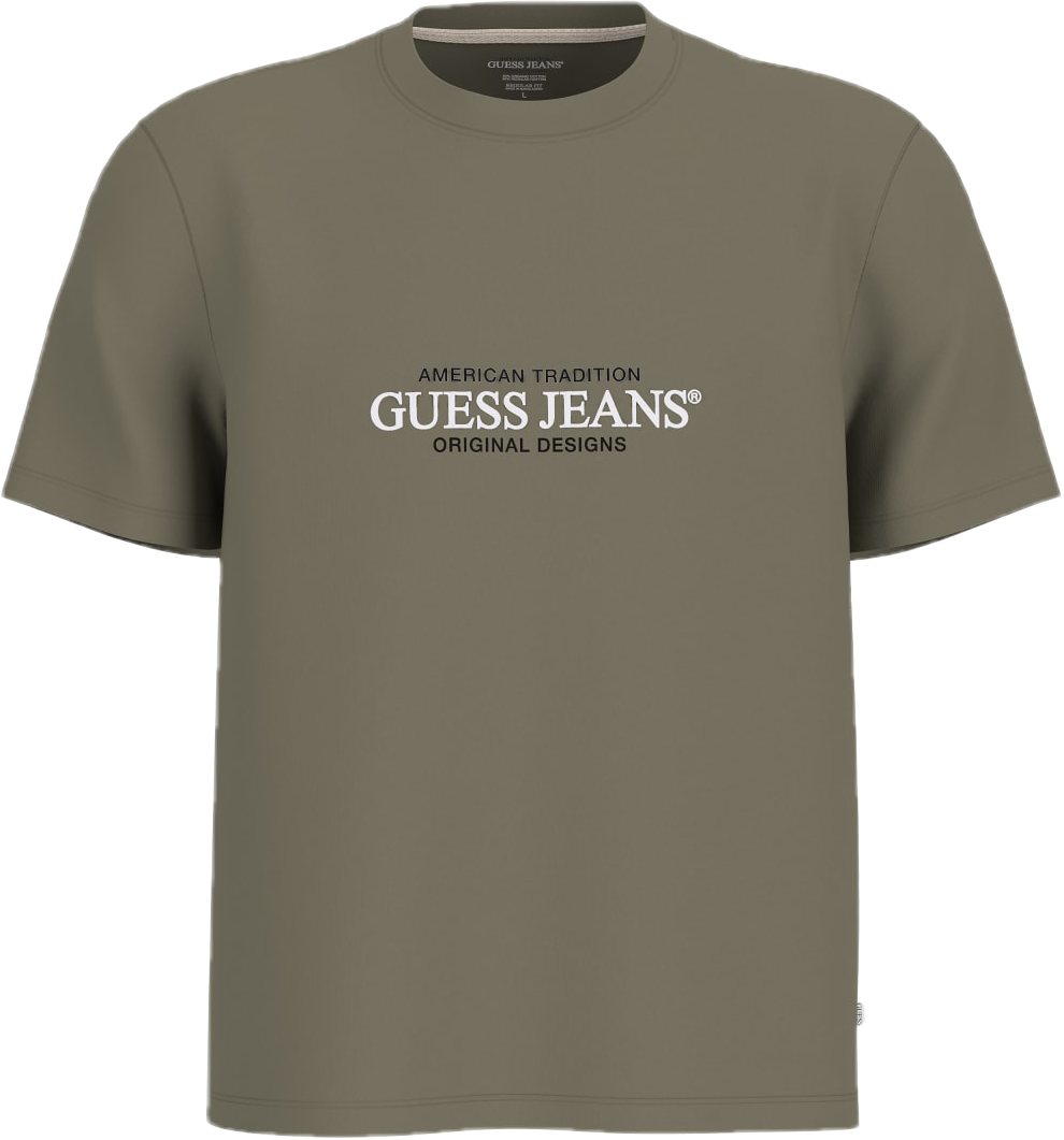 Guess American Tradition Tee Khaki