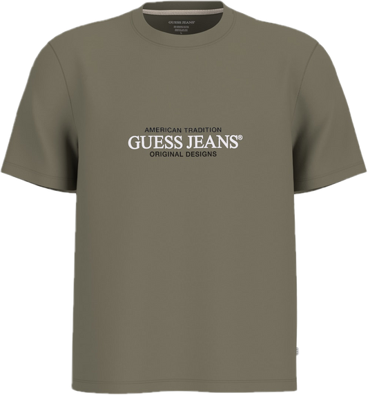 Guess American Tradition Tee Khaki