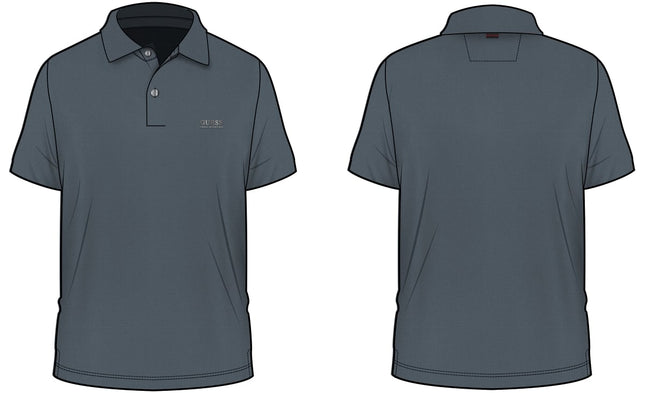 Guess Waffle Logo Polo