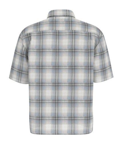 Guess Short Sleeve Checked Shirt