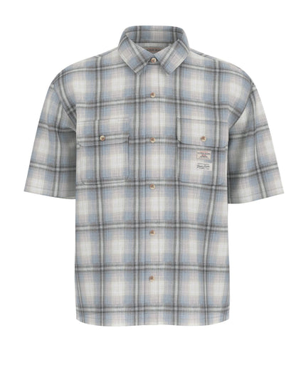 Guess Short Sleeve Checked Shirt