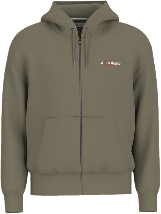 American tradition zip-up hoodie Khaki