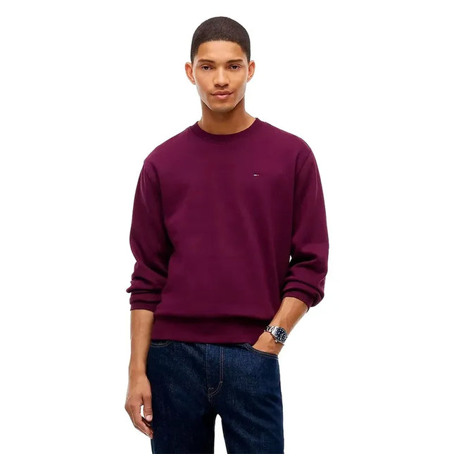 Tommy Reg Crew Neck Crew in Calypso Berry