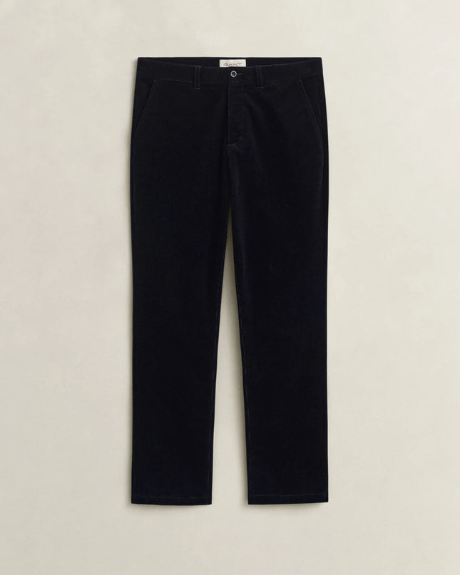 Gant Regular Cord Chinos In Evening Blue