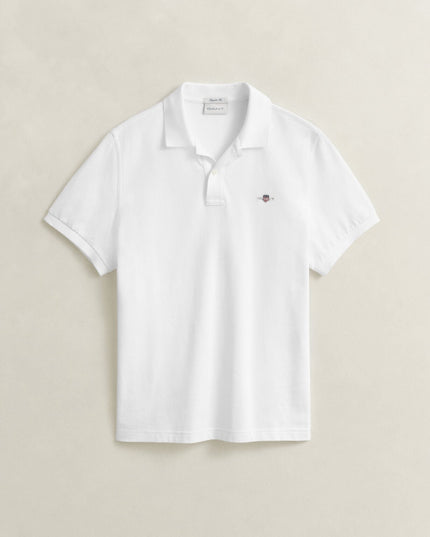 Gant Classic Regular Polo Shirt In White