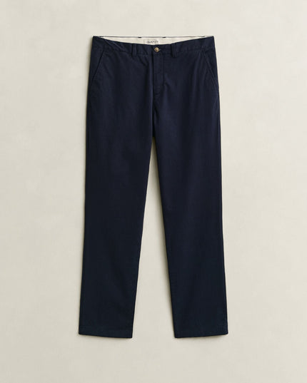 Gant Regular Smart Chinos In Evening Blue