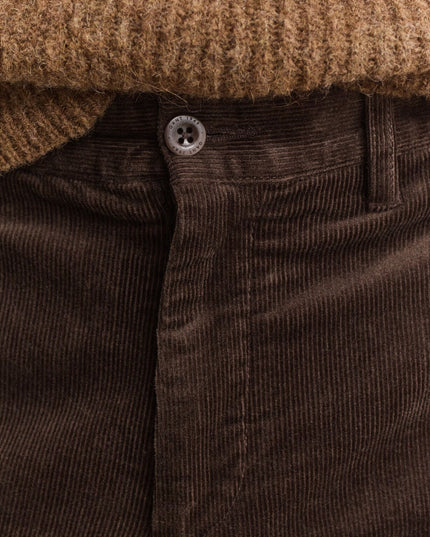 Gant Regular Cord Chinos In Black Brown