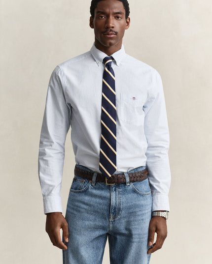 Gant Classic Oxford Striped Shirt in Light Blue
