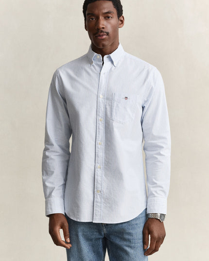 Gant Classic Oxford Striped Shirt in Light Blue