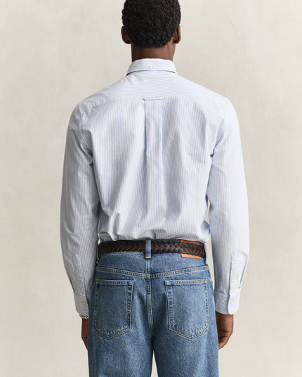 Gant Classic Oxford Striped Shirt in Light Blue