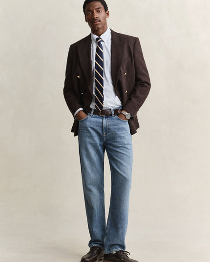 Gant Classic Oxford Striped Shirt in Light Blue