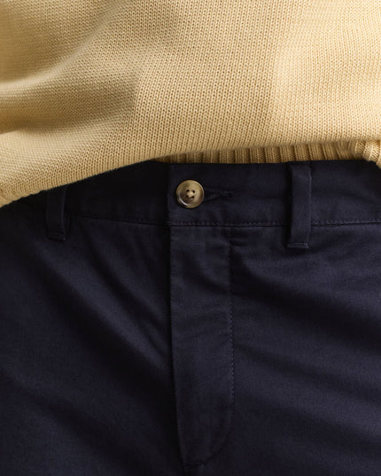 Gant Regular Smart Chinos In Evening Blue