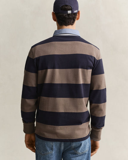 GANT Classic Heavy Rugger - Black/Brown Melange