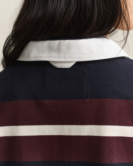 Striped Heavy Rugger - Evening Blue