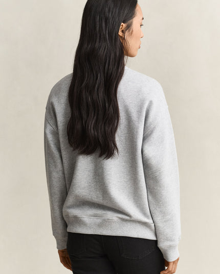 GANT Graphic Sweatshirt - Light Grey Melange