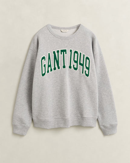 GANT Graphic Sweatshirt - Light Grey Melange
