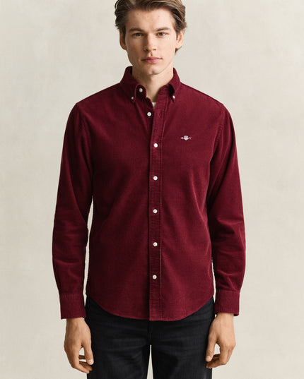 GANT Corduroy Shirt - Deep Grape Wine