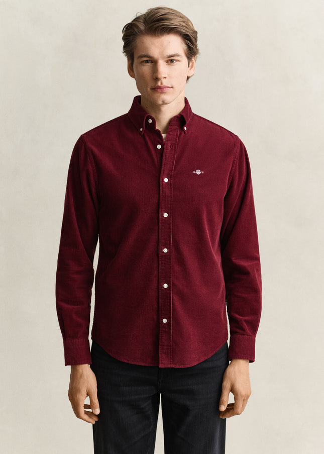 GANT Corduroy Shirt - Deep Grape Wine