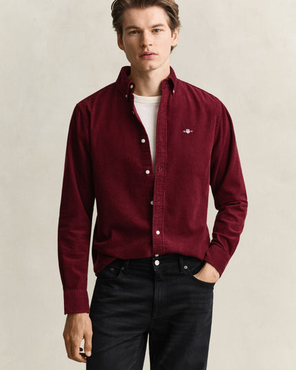 GANT Corduroy Shirt - Deep Grape Wine