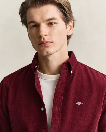 GANT Corduroy Shirt - Deep Grape Wine