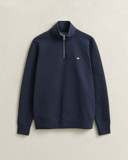 GANT Shield Half Zip - Evening Blue