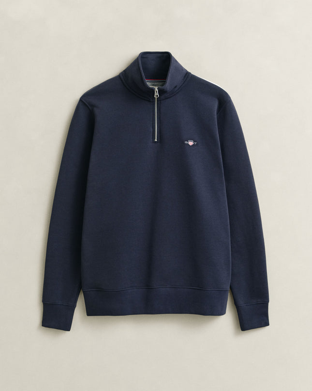GANT Shield Half Zip - Evening Blue