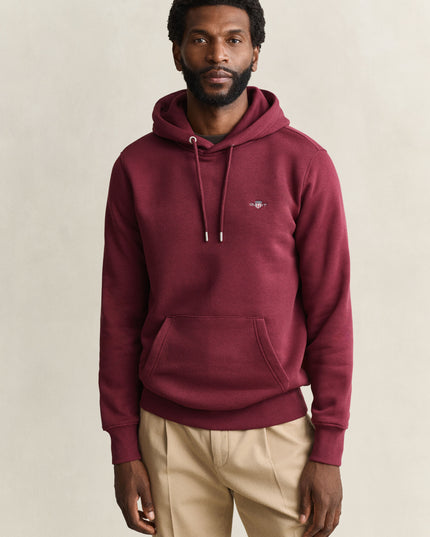 GANT Shield Hoodie - Deep Grape Wine
