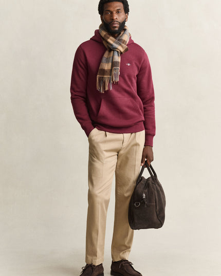 GANT Shield Hoodie - Deep Grape Wine