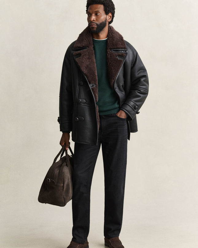 GANT Cotton Crew Neck Sweater - Tartan Green