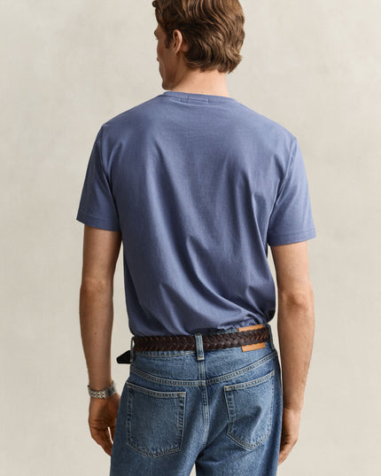 GANT Regular Shield T-Shirt - Blue Horizon