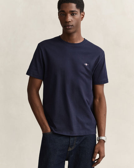 GANT Regular Shield T-Shirt - Evening Blue