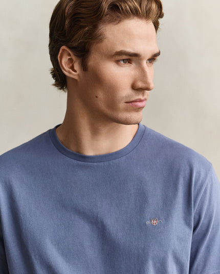 GANT Regular Shield T-Shirt - Blue Horizon