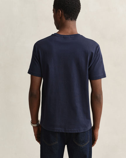GANT Regular Shield T-Shirt - Evening Blue