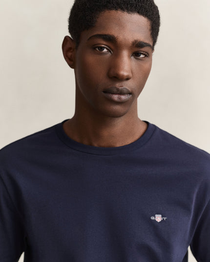 GANT Regular Shield T-Shirt - Evening Blue