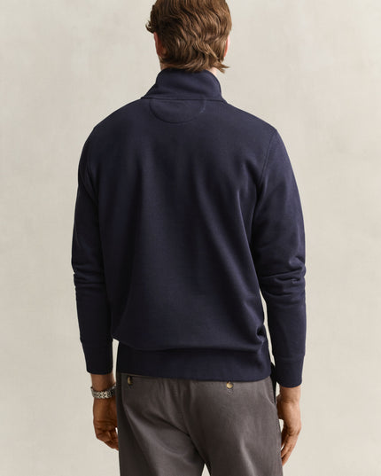 GANT Shield Half Zip - Evening Blue